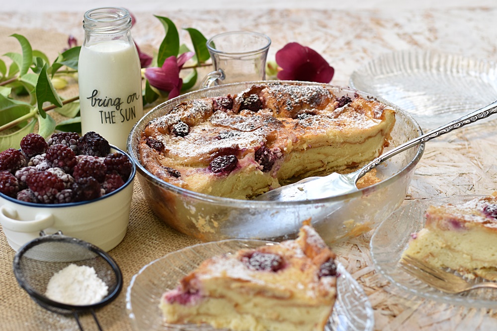 פודינג לחם (bread puding) או עוגת לחם מתוקה