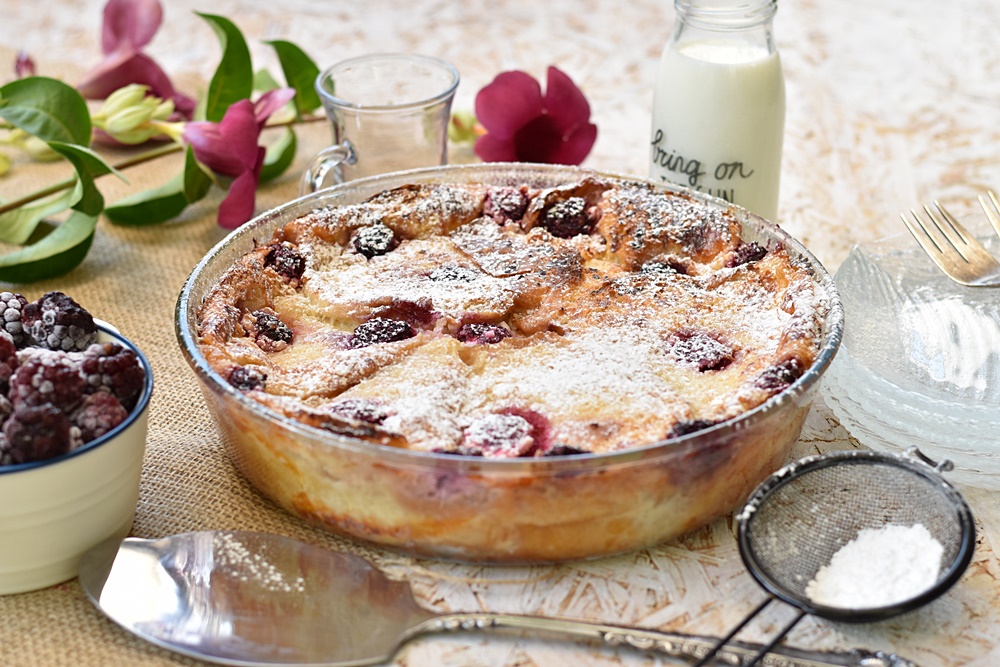 פודינג לחם (bread puding) או עוגת לחם מתוקה
