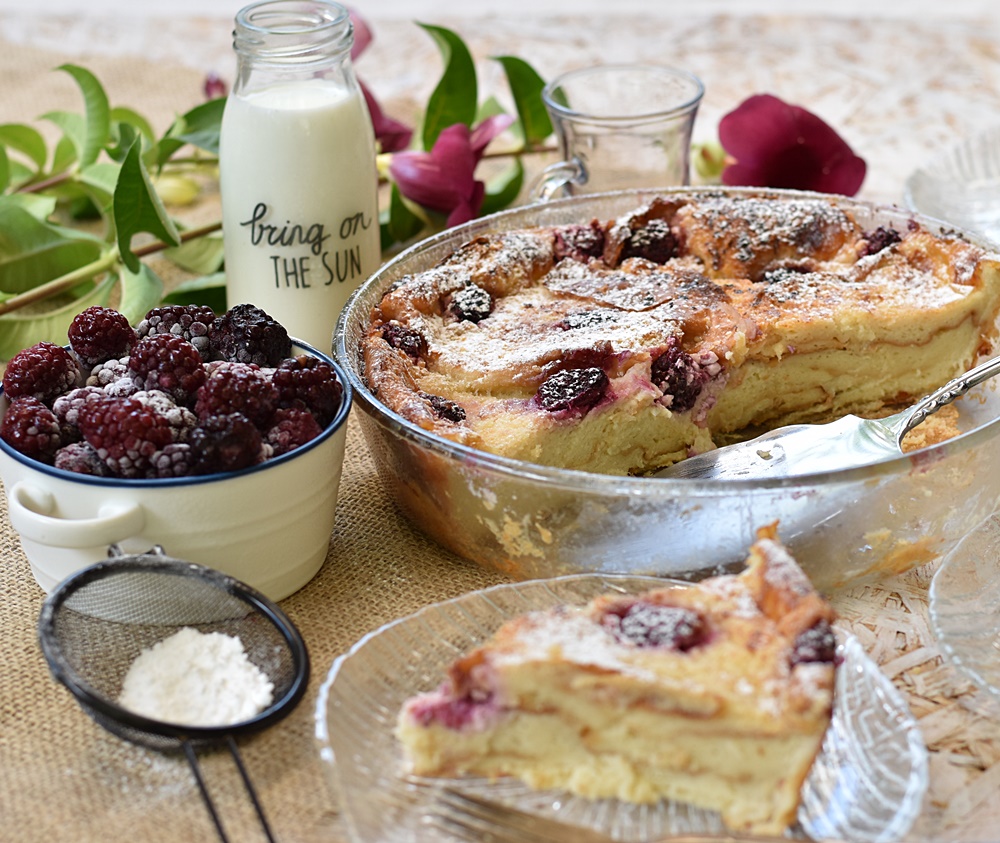פודינג לחם (bread puding) או עוגת לחם מתוקה